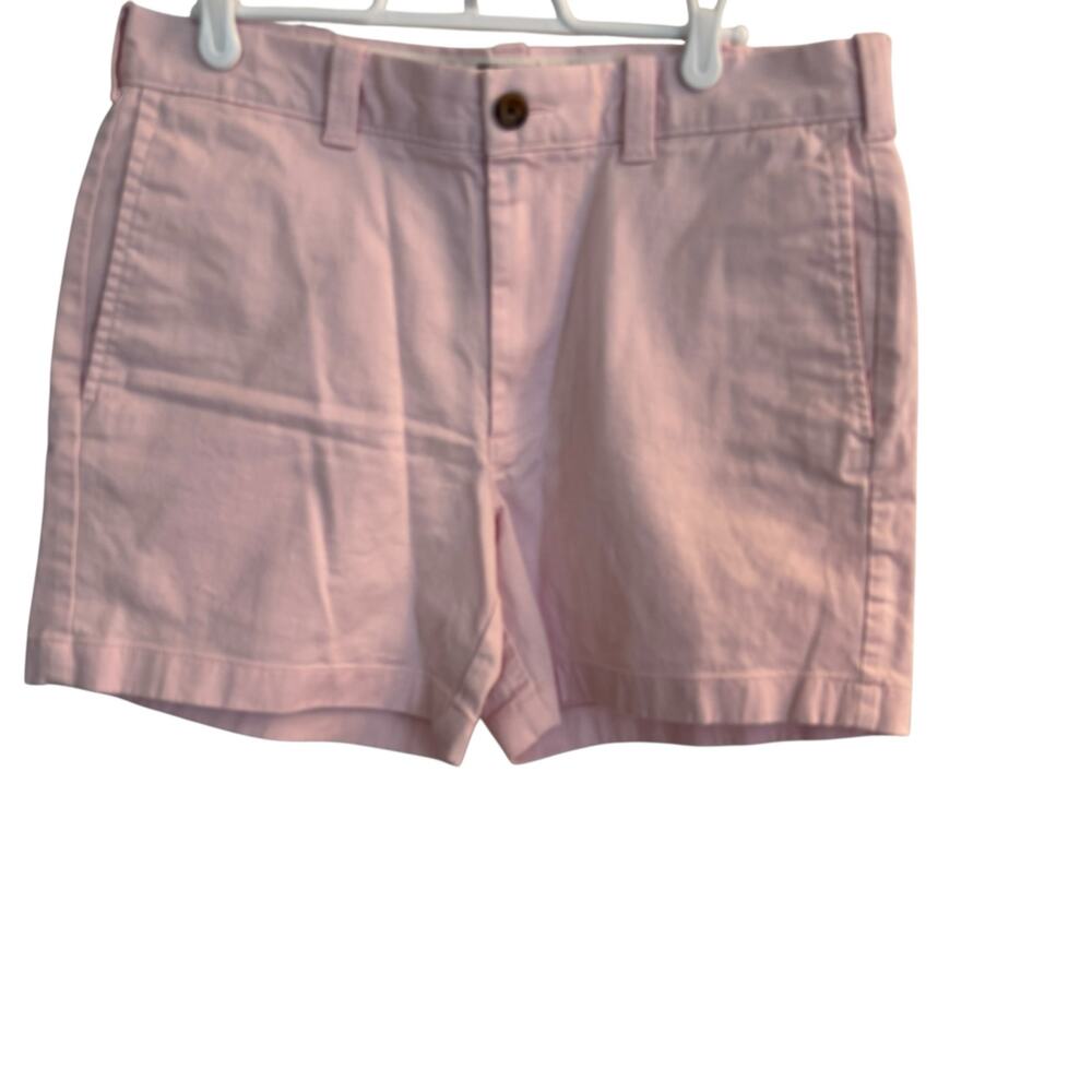 J. Crew Shorts Women's 31 Pink ChinoTrouser‎ Flat Front 5" Inseam